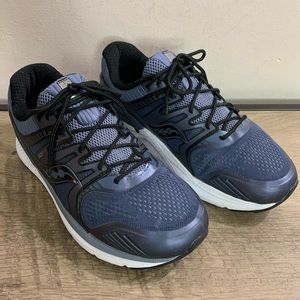 Men's SAUCONY Blue & Black REDEEMER ISO 2 Running ATHLETIC Shoes SNEAKERS  11 W